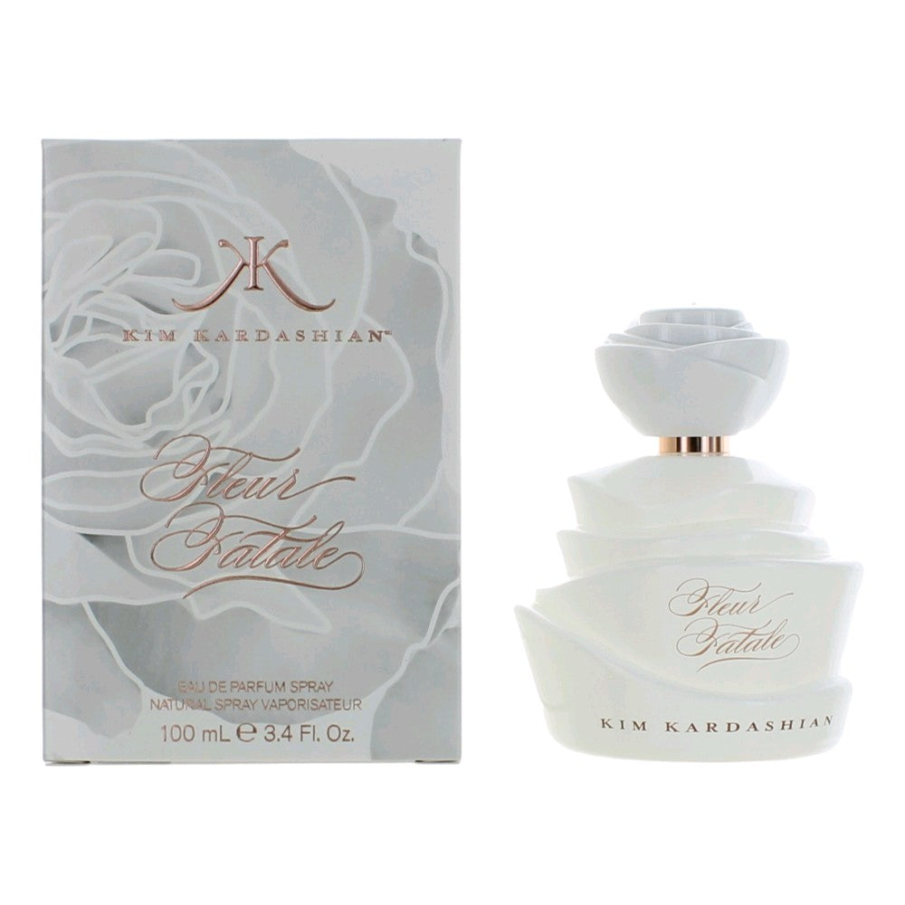 Bottle of Fleur Fatale by Kim Kardashian, 3.4 oz Eau De Parfum Spray for Women